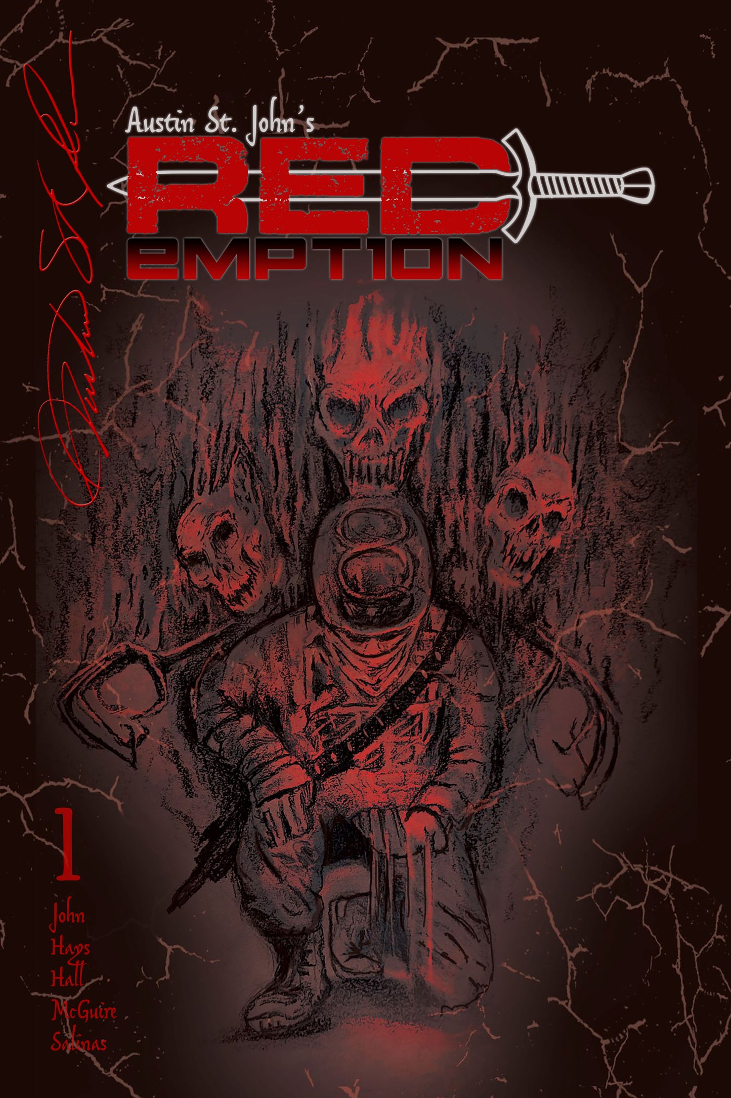 Redempt1on One: portada de Ken R. Salinas
