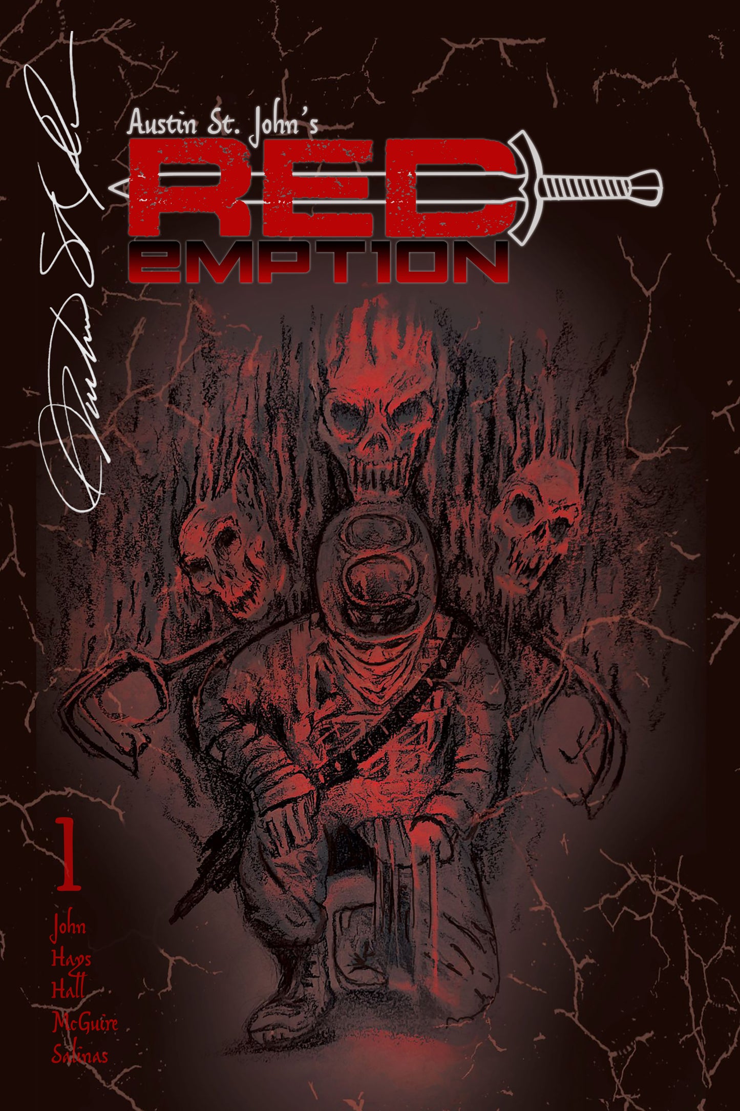 Redempt1on One: portada de Ken R. Salinas